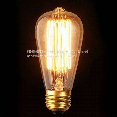 ST64G Energy Saving Led Bulb Lights Golden Clear Dimmable 4W 6W 8W 110-120v/220-240v Led Lamps photo-2