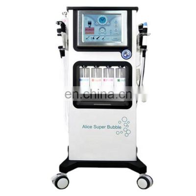 Newest 7 in 1Microdermabrasion Facial Cleansing Machine With Skin Analysis Water Oxygen Jet Aqua Peeling