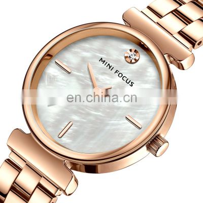 MINI FOCUS MF0309L Women Watches Waterproof Strap Dress Brand Luxury WristWatches Fashion Casual Quartz Ladies Watch