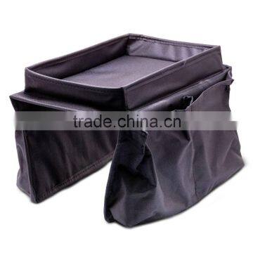 6 Pocket Sofaside Armchair Caddy Arm Rest Organizer With Table Top