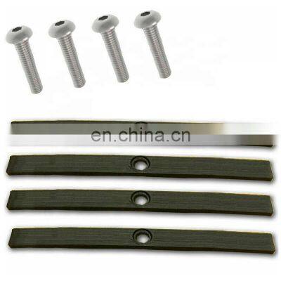 4pcs for Vauxhall Opel Astra H Roof Rail Cover Replacement Trim Rack with Screw