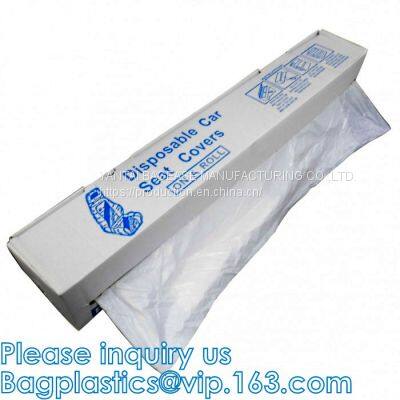 Biodegradable Compost Car Floor Mat Auto Disposable Steering Wheel Seat Cover Interior Accessories Steering Tire Bags