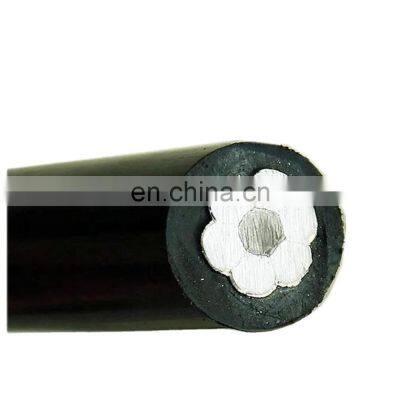 22.9kV Aluminum Conductor Aluminum Clad Steel Reinforced Outdoor XLPE Insulated Wire ACSR/AW-TR/OC Single Core Cable