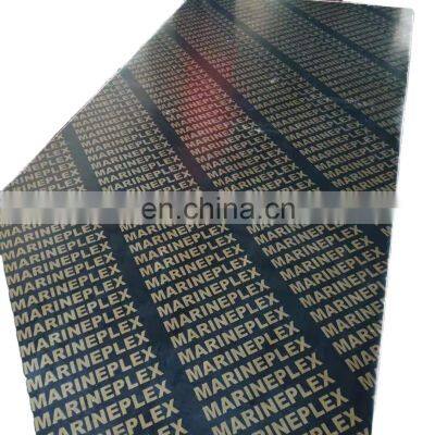 marinaplex  film  faced plywood 1220*2440*18mm  concrete formwork plywood marineeplex plywood use time more then 20 times