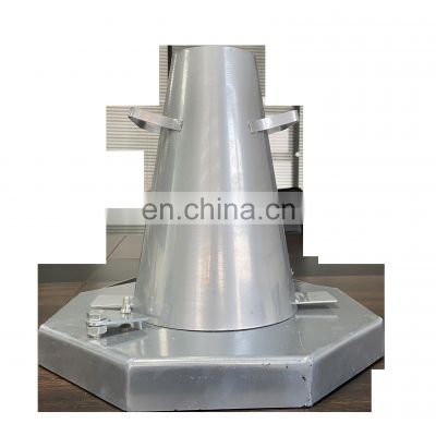 Stainless steel concrete slump cone