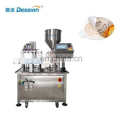 High Accuracy Body Lotion Blister Packing Machine Disposable Shampoo Capsules Packing Machine