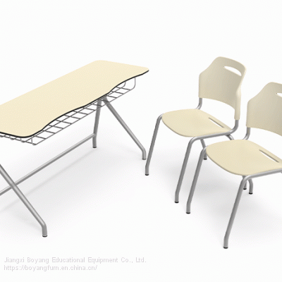 By-x2001 Two-person student desk