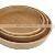 Home kitchen restaurant round non-slip tea coffee snack bamboo wood tray