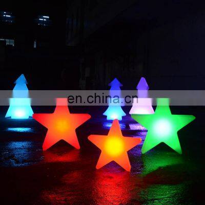 led lights for cakes decoration /illuminate outdoor Christmas tree room light decor five-pointed star led lights for decoration