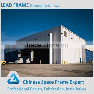 Stainless steel aircraft hangar with heat insulation