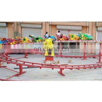 2023 New design outdoor backyard kids ride on roller coasters for sale