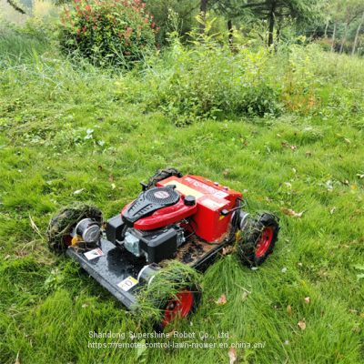 remote control hillside mower, China slope cutter price, remote control brush mower for sale