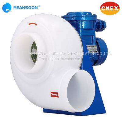 MPCF-160-B2T-EX  Polypropylene  explosion proof plastic centrifugal fan