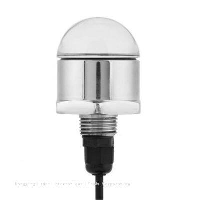 ISURE MARINE Boat Navigation Light，12V Round Blue LED Underwater Light Lamp & Drain Plug 304 Stainless Steel Boat Accessories photo-2