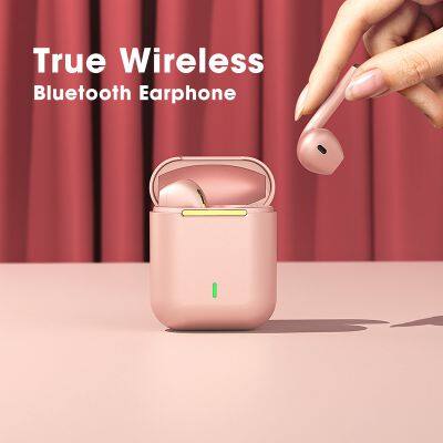 2021 New Arrivals Earpiece True Auriculares Stereo BT 5.0 Earbuds Macaron Wholesale Wireless Earphone Headphone J18 TWS photo-5