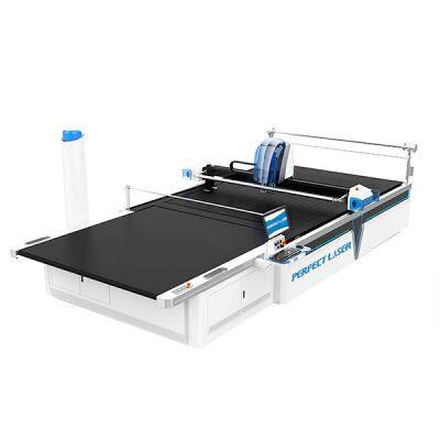2000x2500mm Automatic Multi-Layer Fabric Cutting Machine for Cotton / Nylon / Wool / Artificial Leather