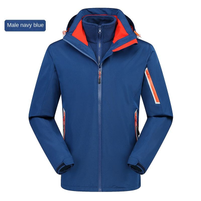 High end two-piece three in one detachable assault suit for men and women, windproof, rainproof, breathable, autumn fashion