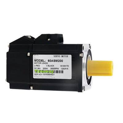 3 Phase AC Servo Motor 200W 60ASM200 3000RPM 115/120V