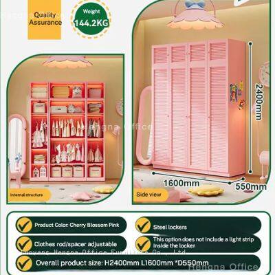 Marseille Coastal Resort Moisture-Proof Metal Cabinet | Louvre Door Physical Ventilation System | Customizable 0.4m Unit photo-4