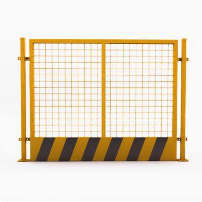 Rubber Edge Protection Barrier with Anti-Slip Surface for Construction Sites
