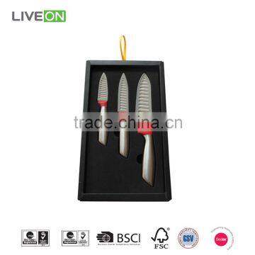 Ceramic Knife Black Gift Box With 3 Knives set