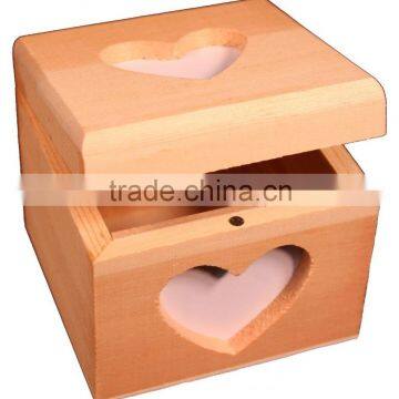 Pine wooden box wooden jewelry box wooden gift box