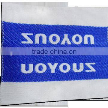 wholesale garment woven label/tag/customized clothing embroidered logo/satin label