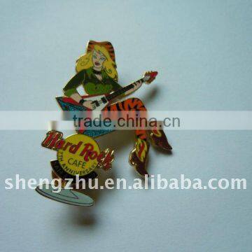 new design label pin carton metal pin badge