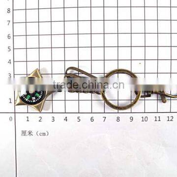Factory Direct Sales Custom Metal Compass Keychain photo-5