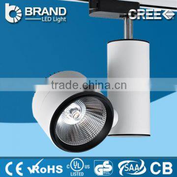 Die casting Aluminum 18w LED Track Light COB LED Track Light 1512 led chip watte white