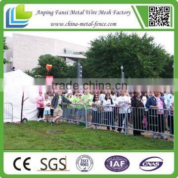 china suppliers temporary Cheap Used Safety concert metal pedestrian control barriers for sale