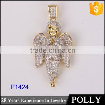 Christmas gift pendant angel neacklace 925 silver pendant wholesale