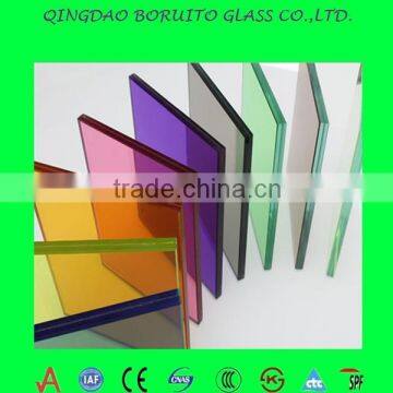 5mm+0.76pvb+5mm tempered laminated glass for building