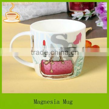 fashion style design ceramic coffee cup , sublimation mug wholesale