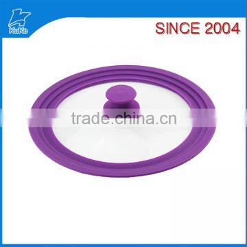 Glass Lid for Pan With Silicone Rim photo-2