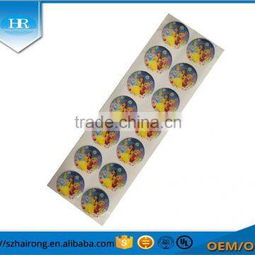 Custom printing strong adhesive 3D clear epoxy resin dome sticker