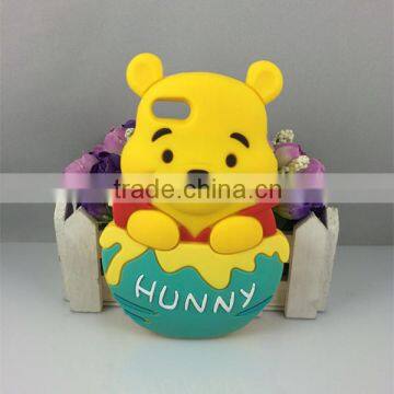 Winnie The Pooh Phone Case 3D Cute Cartoon Mobile Phone Silicone Case For Iphone 4/4s/5/5s/6/6 Plus Samsung Series Wholesale photo-5