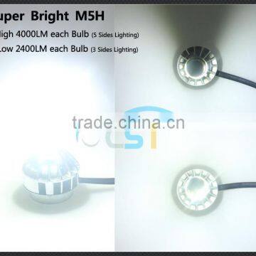High Quality Fan Design 9600LM Super Bright 12V 24V Led Motorcycle Headlight photo-6