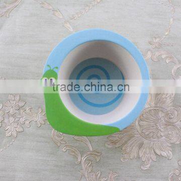 Bamboo Fibre Biodegradable Kids Bowl Multi-Color Cartoon Bowl photo-6