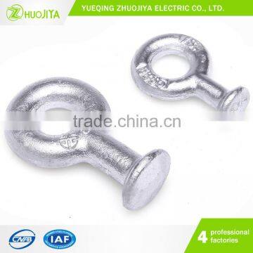 Zhuojiya Power Line Fitting High Quality Hot-Dip Galvanized End Socket Insulator Ball Eye