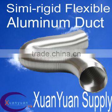 Semi-Rigid aluminum Flexible Air Ducting for HVAC,ventilation system