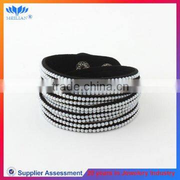 TOP SALE YIWU JEWELRY FACTORY custom braided leather bracelet