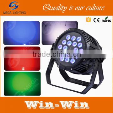 Waterproof stage light RGBW 4in1 DMX ip65 18*10w led par