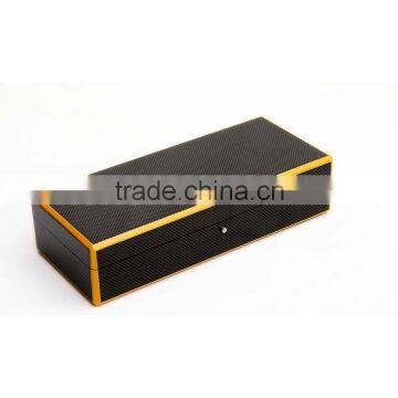 piano balck lacquer men watch box packaging