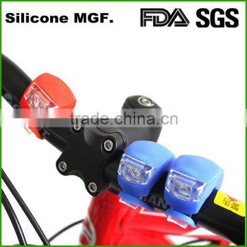 Shinerin Waterproof White and red Silicone Led Light For Bicycle