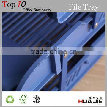 Office Plastic File Document Tray With 3 Trays