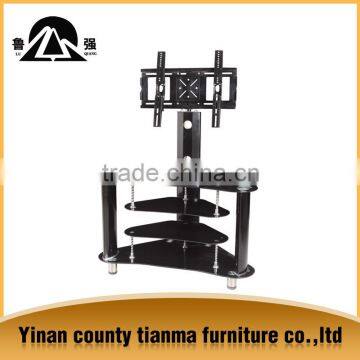 Home furniture high quality tempered glss tv stand