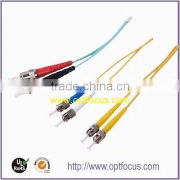 ST fiber optic patch cable