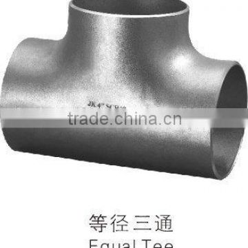 Stainless Steel BW Tees Pipes Fittings CE Certified