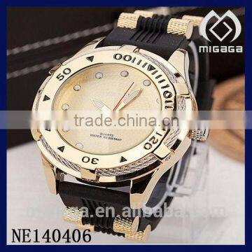 Nylon Silicone Strap Alloy Case Sporty Wristwatch photo-2